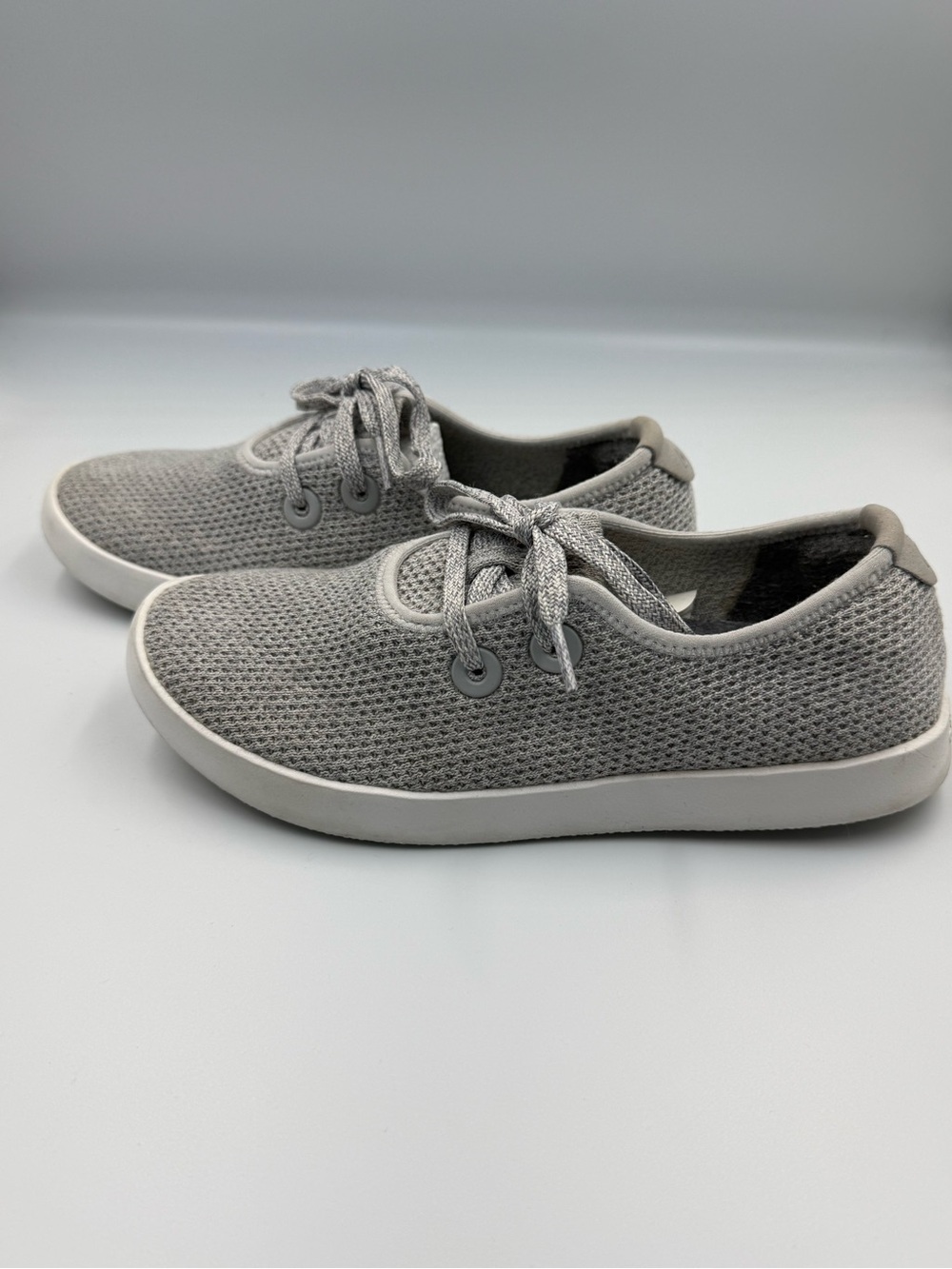 allbirds Light Gray Knit Slip-On Sneakers